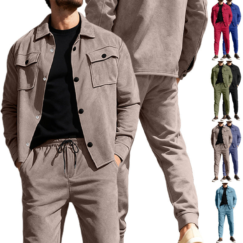 Herren Freizeitanzug Lässig Modern mit Taschen