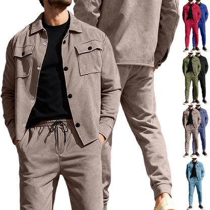 Herren Freizeitanzug Lässig Modern mit Taschen