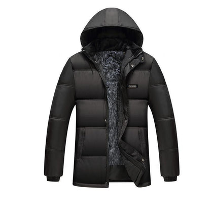 Herren Winterjacke Gesteppt Isoliert Wasserabweisend