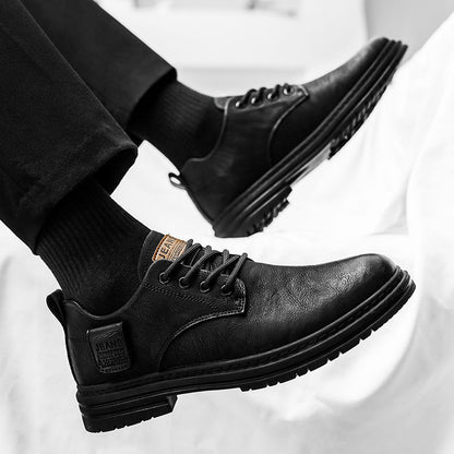 Damen Schnürschuhe Robust Leder Schuhe Heidi Stil