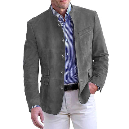 Herren Wildleder Blazer Elegent Modern Schnitt