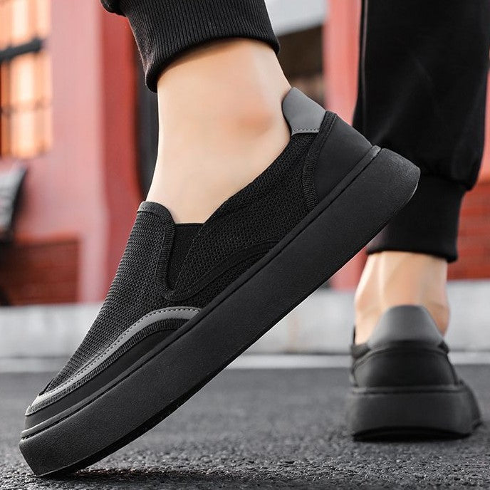 Damen Sneaker Leicht Slip-On Atmungsaktiv Rutschfest