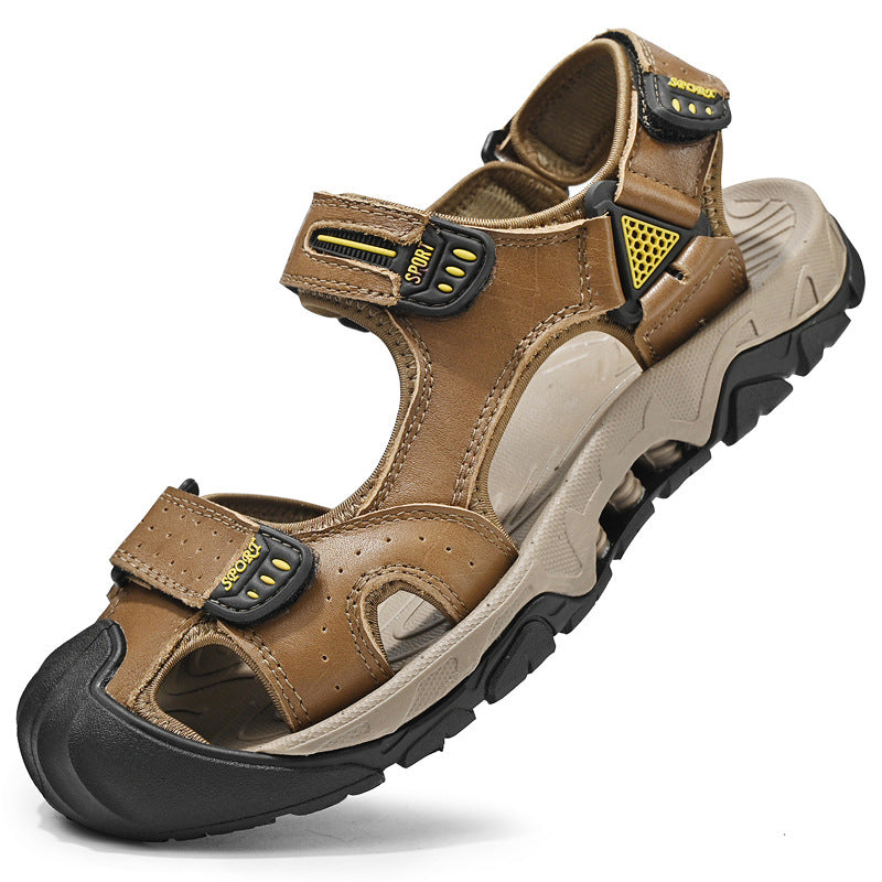 Herren Sandalen Sportlich Freizeit Klettverschluss Rutschfest