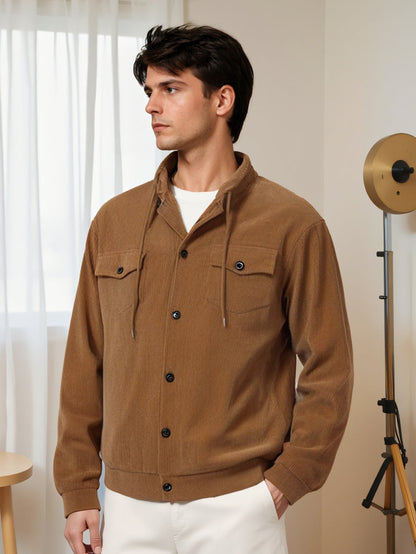 Herren Outdoor Jacke Urban Style Reißverschluss