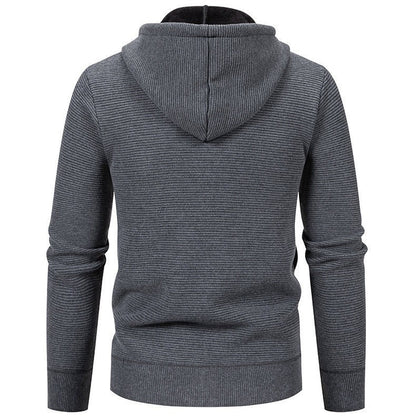 Herren Kapuzenjacke Modern Style Softshell Schwarz
