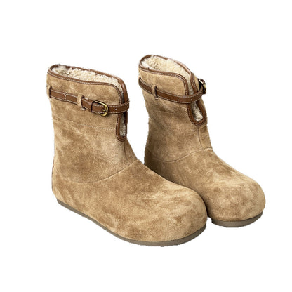 Damen Stiefel Warm Weich Winter modisch
