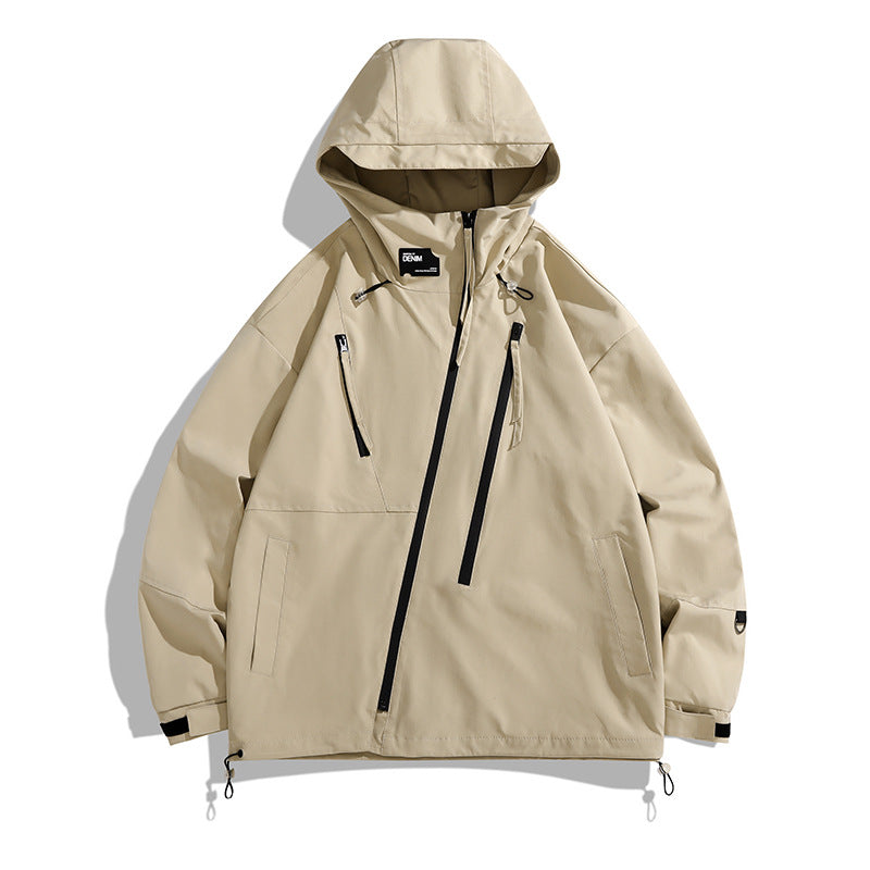 Herren Outdoorjacke Wasserdicht Funktionsjacke Vieltaschig