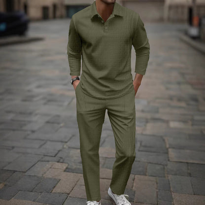 Herren Freizeitanzug Elegant Bequem Strukturiert