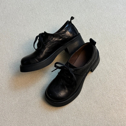 Damen Schnürschuhe Hochzeitsschuhe Blockabsatz Elegant