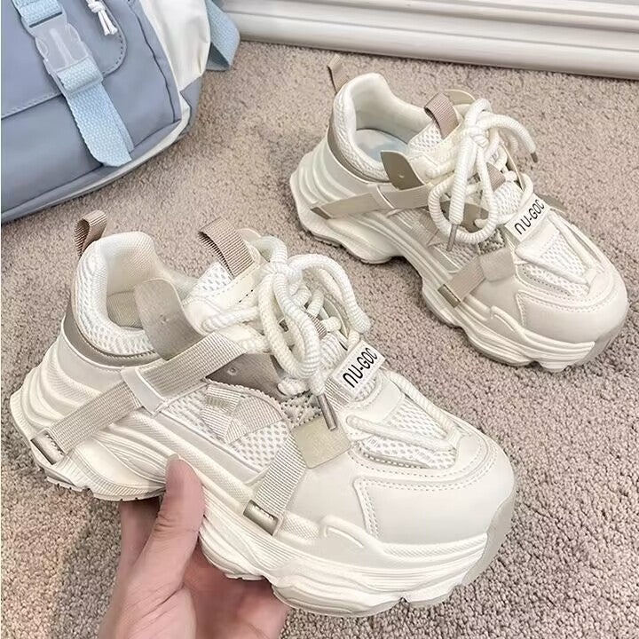 Damen Sneaker Sportlich Laufsohle Atmungsaktiv - BerlinGlamour
