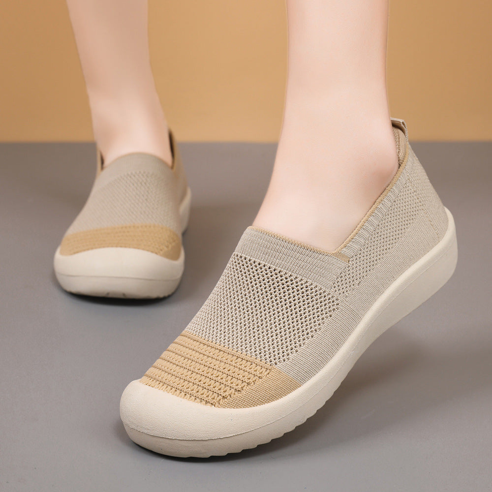 Damen Sneaker Atmungsaktiv Slip-On mit weicher Sohle - BerlinGlamour