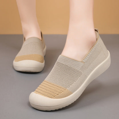 Damen Sneaker Atmungsaktiv Slip-On mit weicher Sohle - BerlinGlamour