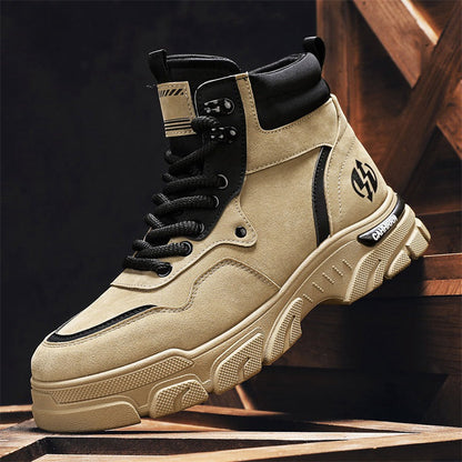 Damen Sportstiefel High-Top Robust Laufsohlen Damenschuhe
