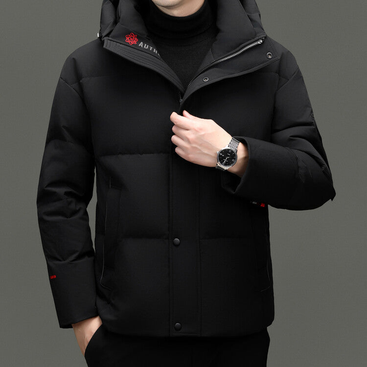 Herren Winterjacke Warm Isoliert Wattierte Parka