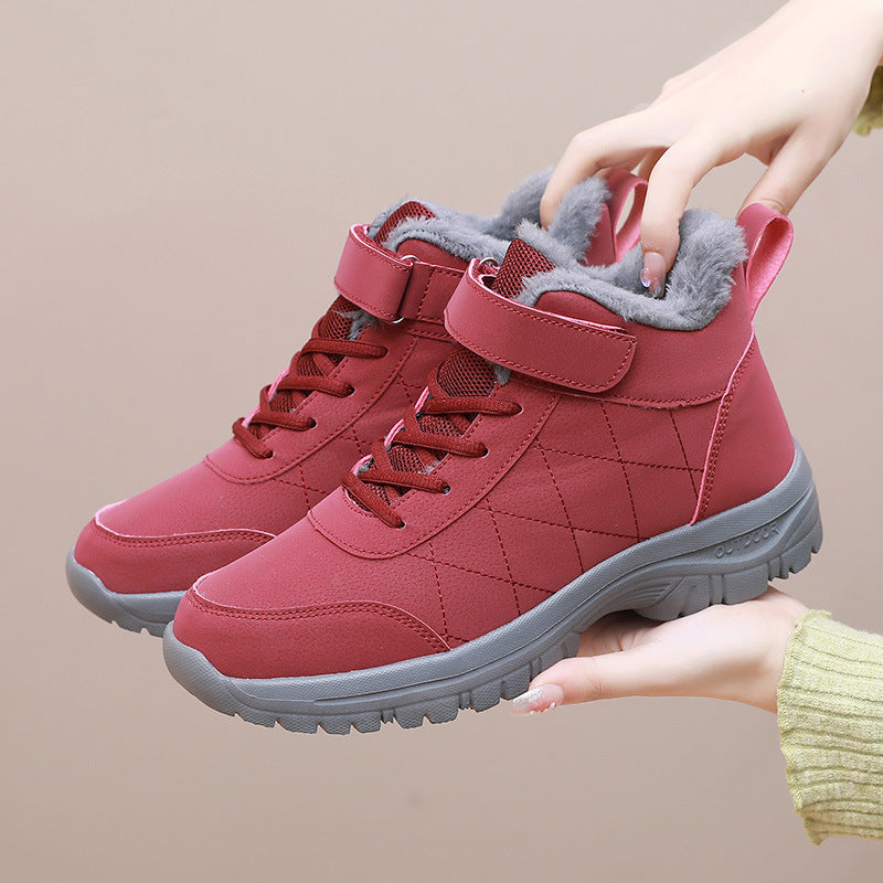 Wanderstiefel Damen Warm Rutschfest Isoliert