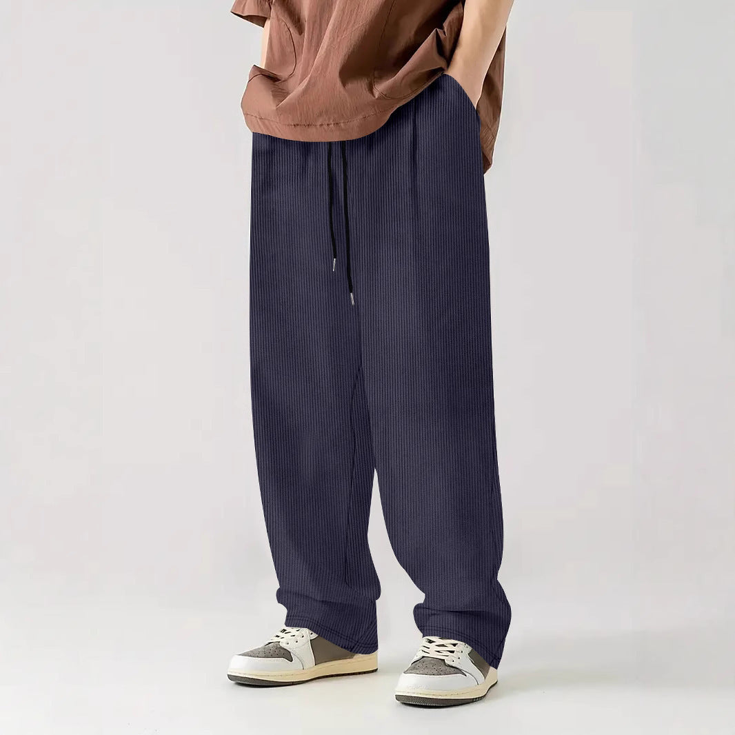 Herren Hose Elegant Lässig Lockere Bequem