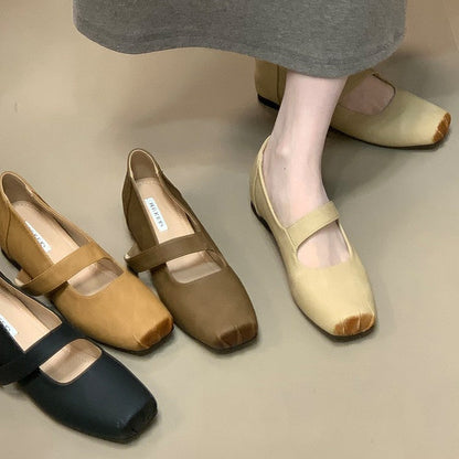 Damen Ballerinas Bequem Komfortabel Mit Riemen - BerlinGlamour