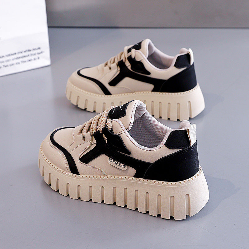 Damen Sneaker PlateauSchuhe Hochwertig Trendig