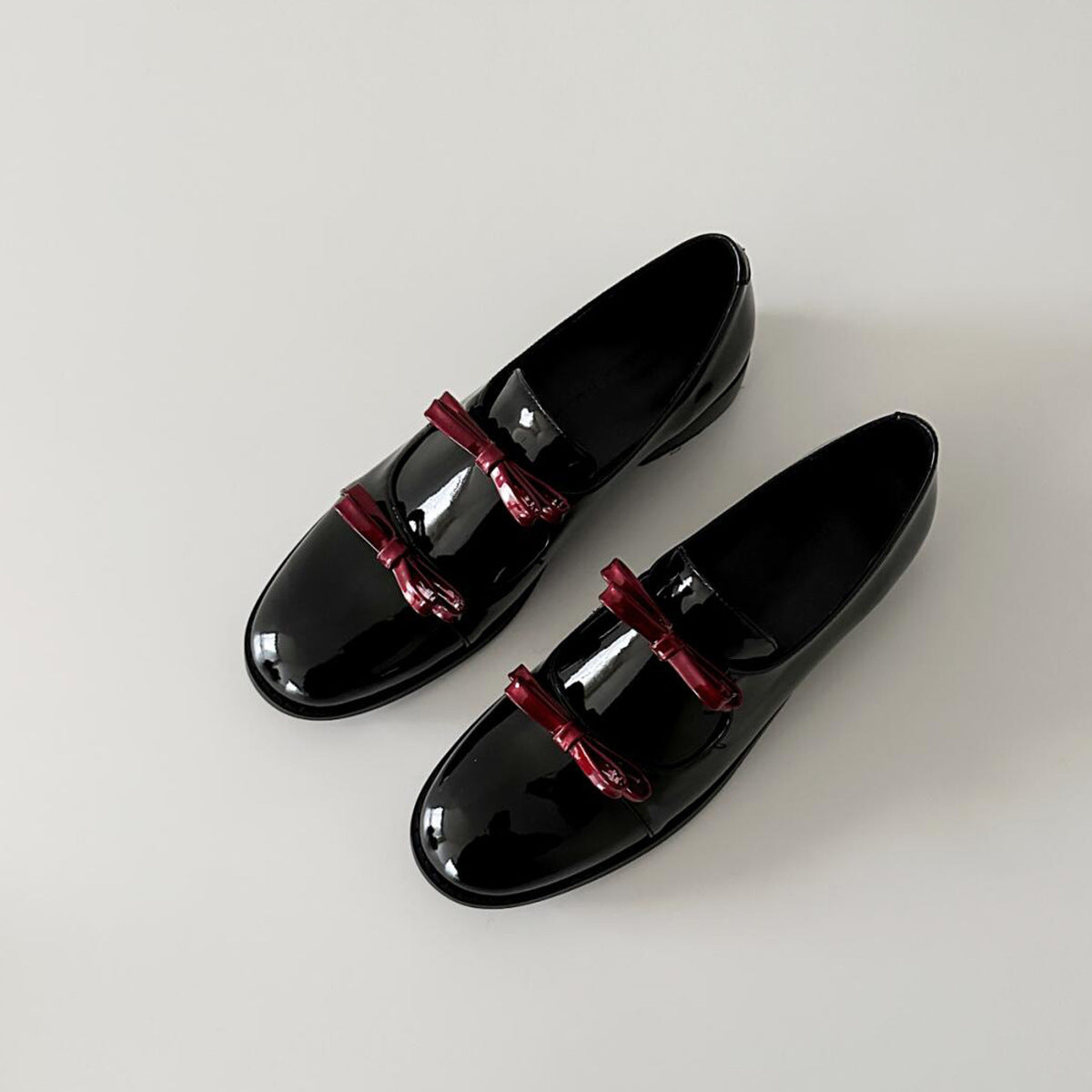 Elegante Damen Schnürschuhe mit Schnallen Schwarz