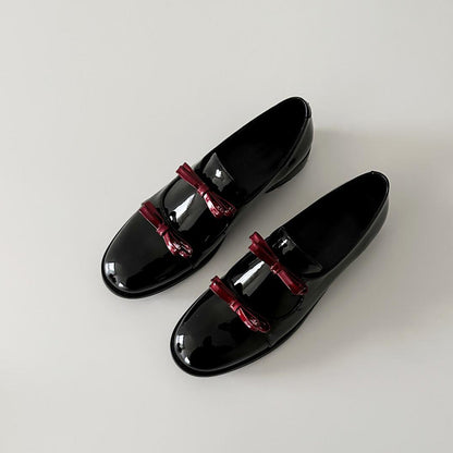Elegante Damen Schnürschuhe mit Schnallen Schwarz