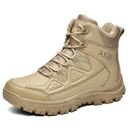 Herren Wanderstiefel Hohen Knöchelschutz Griffige Sohle Outdoor