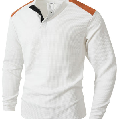 Männer Langarmshirt Strukturdesign Modern Berlin Style