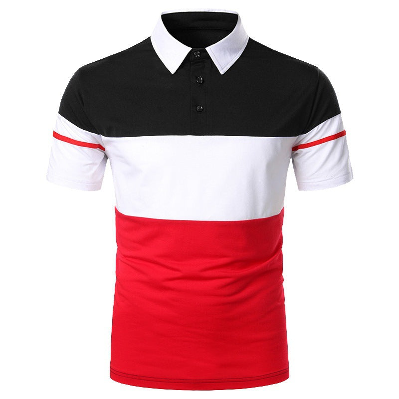 Herren Poloshirt Modern Streifenfashion Slimfit - BerlinGlamour