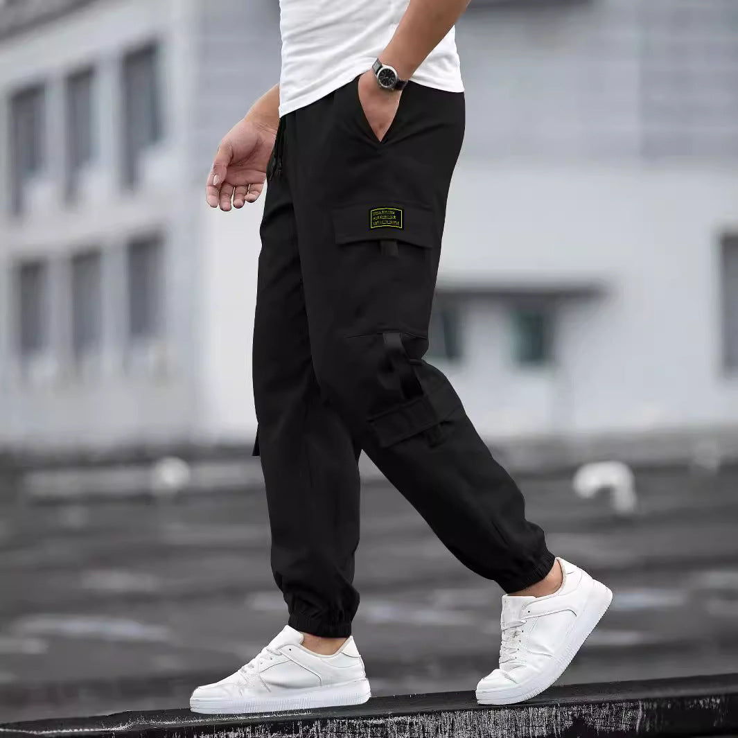 Herren Cargo-Hose Elastisch Vieltaschig Modern - BerlinGlamour
