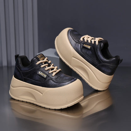 Damen Sneaker Hoch Plattform Schuhe Bequem - BerlinGlamour