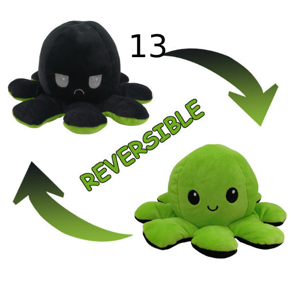 Reversibler Plüsch Octopus Kuscheltier Einzigartig