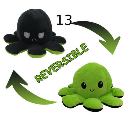 Reversibler Plüsch Octopus Kuscheltier Einzigartig