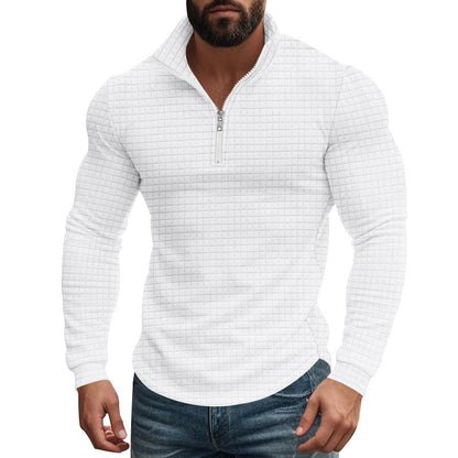 Herren Steppjacke Pullover Mit Reißverschluss