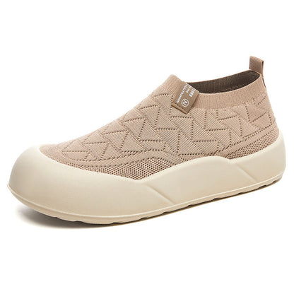 Damen Sportschuhe Bequem Slip-On Stoßdämpfend Sneaker
