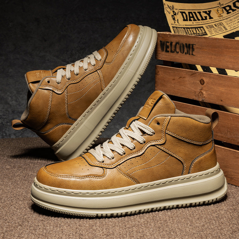 Herren Sneaker High-Top Weich Innenfutter Stabile Sohle - BerlinGlamour