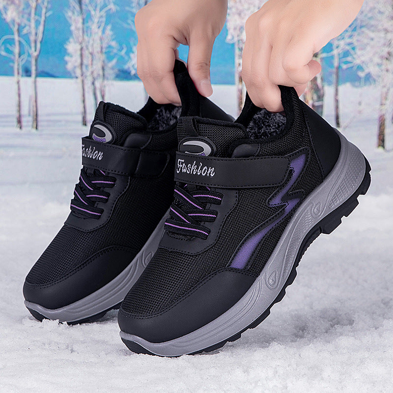 Damen Sneaker Warm Thermo rutschfest Winter