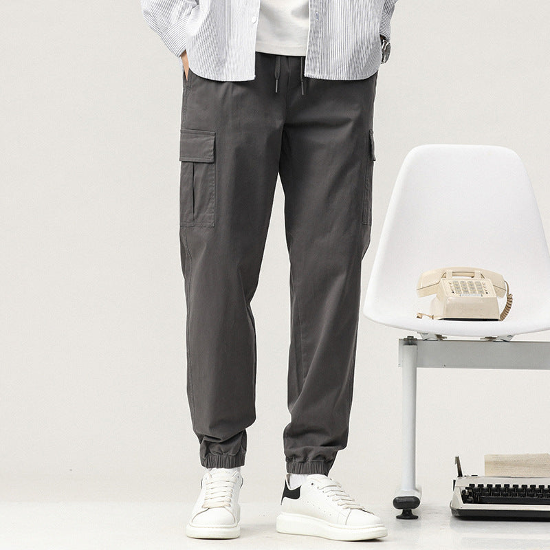Herren Hose Bequem Utility Style elastisch