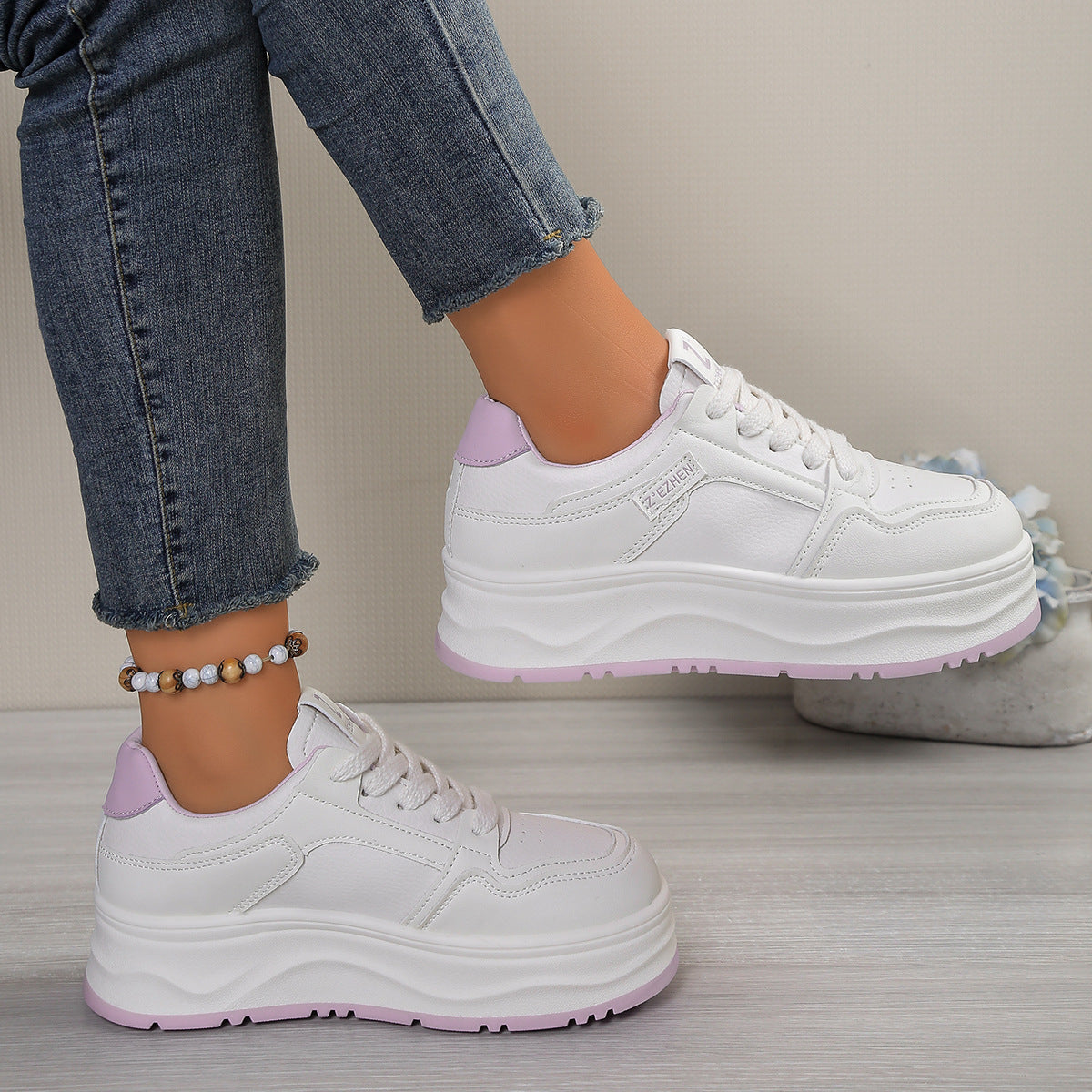 Damen Sneaker Sportlich Laufschuhe Bequem Modisch