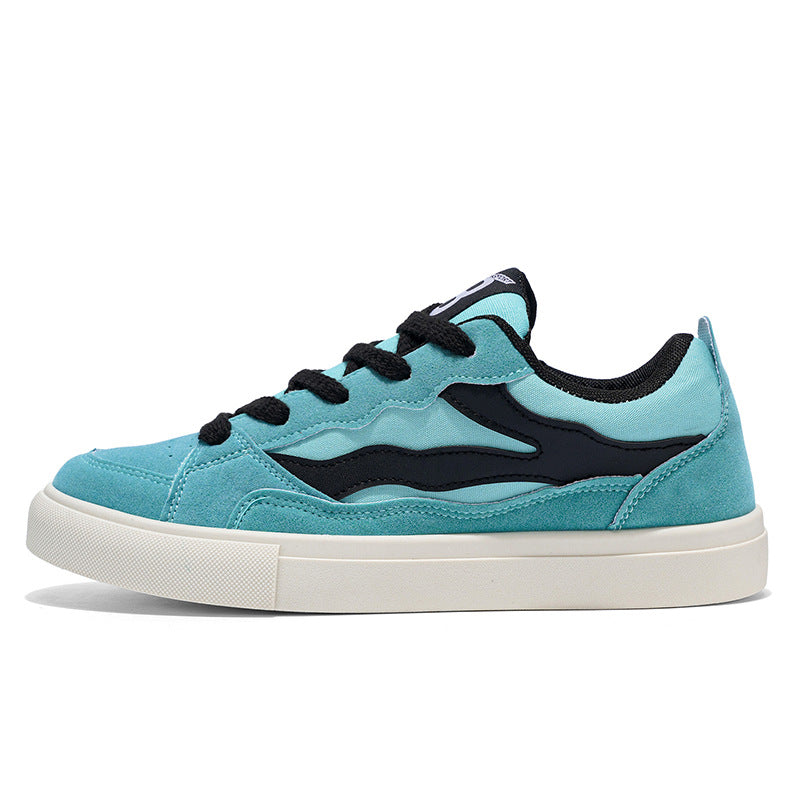 Damen Sneaker Wildleder Moderne Schnürung