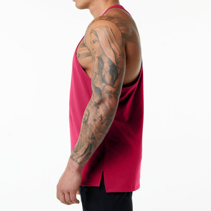 Herren Atmungsaktives Muscle Shirt Sportlich Racerback