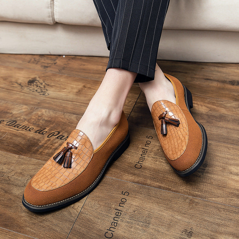 Damen Mokassins Elegante Quasten Schnürsenkel Modisch