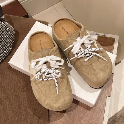 Damen Clogs Bequem Sternemblem Rutschfest