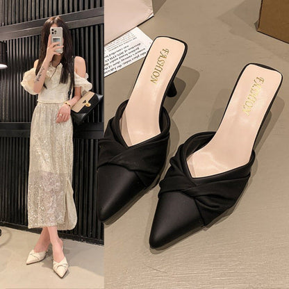 Damen Pumps mit Knotendesign Hochhackig Elegant - BerlinGlamour