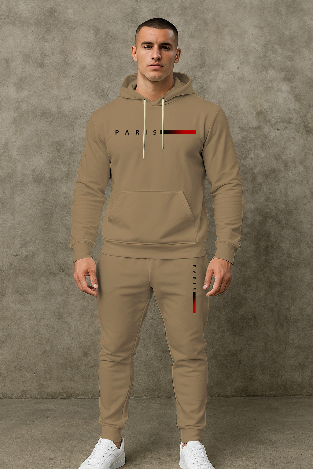 Sportlicher Hoodie Jogginghose Set Herren Training