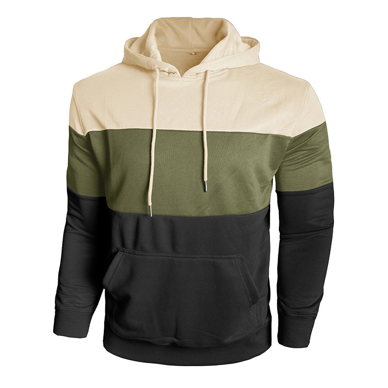 Herren Kapuzenpullover Trendig Farbblock Design Modern