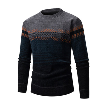 Herren Pullover Strukturdesign Mehrfarbig Modern