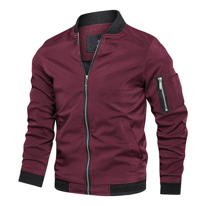 Leichte Bomberjacke Urban Style Schwarz