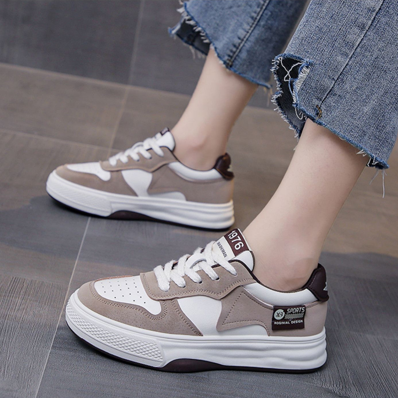 Damen Sneaker Sportlich Moderne Schuhe Robust