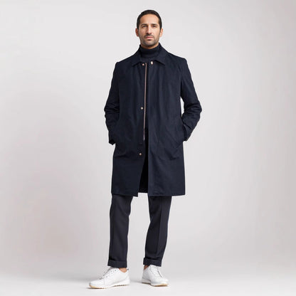 Herren Wollmantel Klassisch Warm Elegant