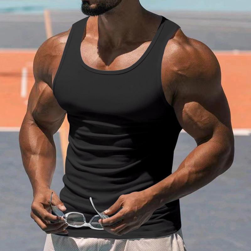 Herren Sport Tanktop atmungsaktiv Feuchtigkeitsregulierend Slim Fit