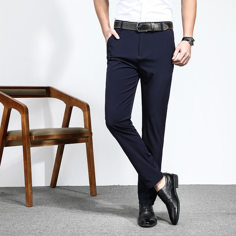 Herren Business-Hose Slim Fit Dehnbar Elegant